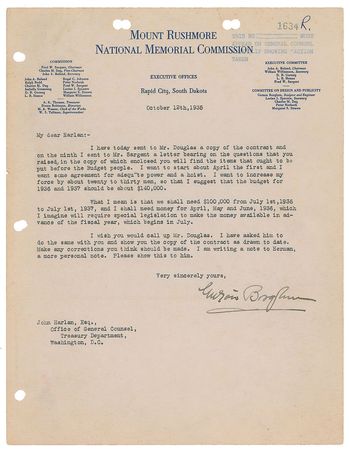 Lot #496 Gutzon Borglum: Building Mount Rushmore: 