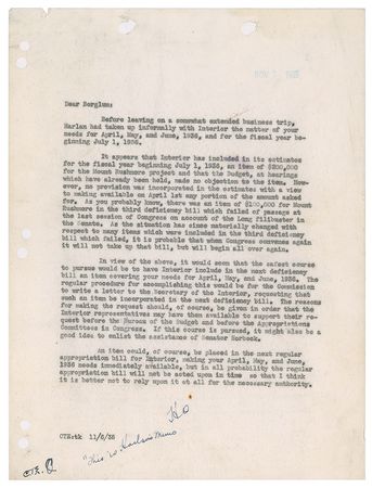 Lot #496 Gutzon Borglum: Building Mount Rushmore: 