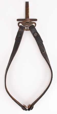 Lot #361 J. E. B. Stuart: Inventor and cavalry commander, Stuart forwards a manual for his 'sabre attachment,' with included original brass-and-leather sword hanger - Image 2