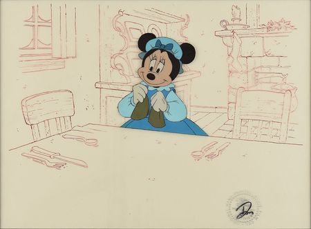 Lot #566 Minnie Mouse production cel from Mickey's Christmas Carol Production Cel - Image 1