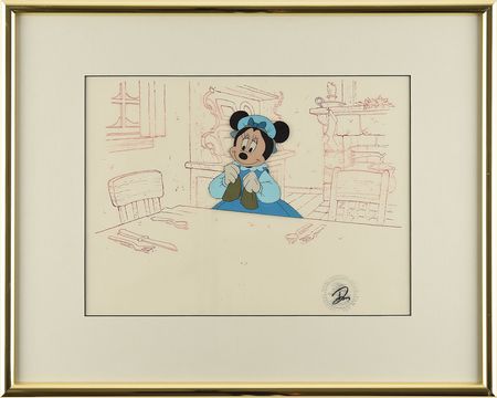Lot #566 Minnie Mouse production cel from Mickey's Christmas Carol Production Cel - Image 2