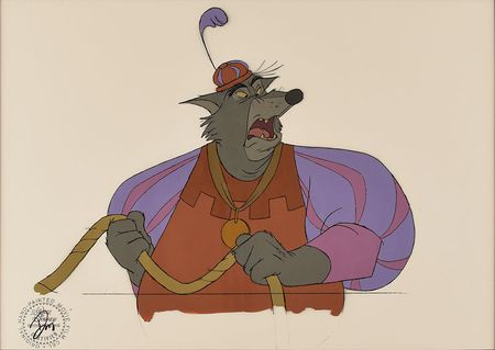 Lot #572 Sheriff of Nottingham production cel from Robin Hood Production Cel - Image 1