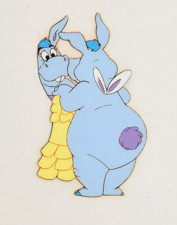 Lot #534 Hoppopotamus production cel from The Wuzzles - Image 2