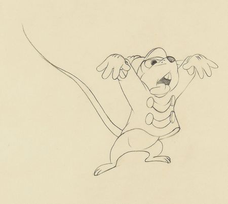 Lot #548 Timothy Q. Mouse production drawings from Dumbo - Image 2