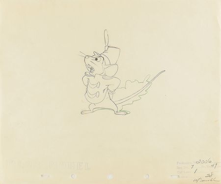 Lot #548 Timothy Q. Mouse production drawings from Dumbo - Image 3