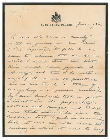 Lot #306  Mary of Teck - Image 1