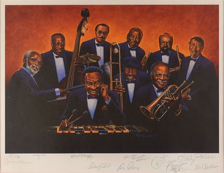 Lot #685 Jazz Musicians Print - Image 2