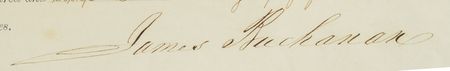 Lot #15 James Buchanan Signed Document - Image 3