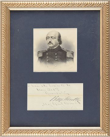 Lot #380 Benjamin Butler Signature - Image 1