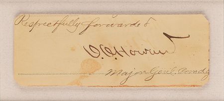 Lot #387 O. O. Howard Signature - Image 2