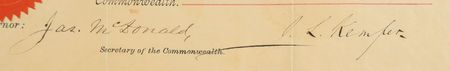 Lot #390 James L. Kemper Signed Document - Image 3