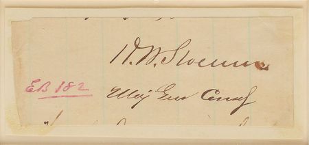 Lot #409 Henry W. Slocum Signature - Image 2