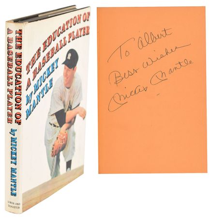 Lot #867 Mickey Mantle Book - Image 1