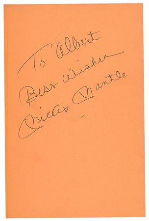 Lot #867 Mickey Mantle Book - Image 2