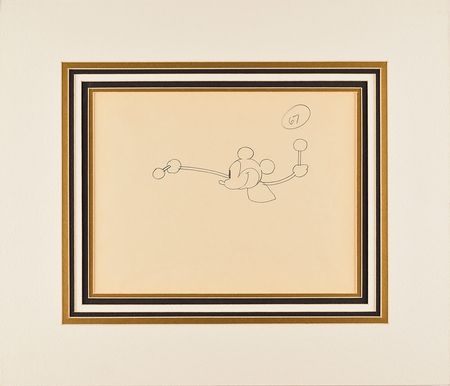 Lot #531 Mickey Mouse drawing from Steamboat Willie Drawing - Image 2