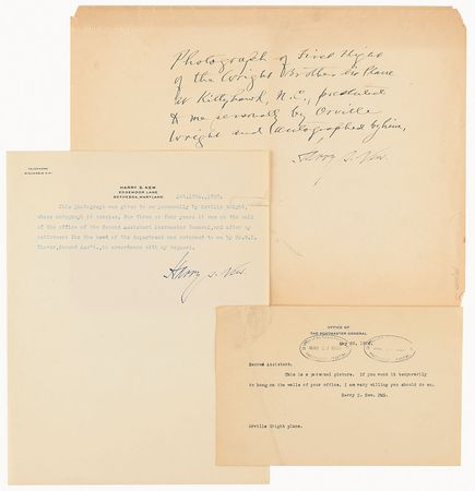 Lot #425 Orville Wright: 