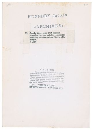 Lot #69 Jacqueline Kennedy Photograph - Image 2
