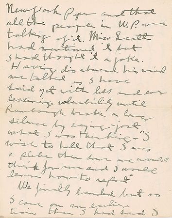 Lot #367 George S. Patton: Handwritten letter from the 23-year-old Patton?