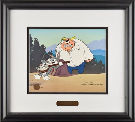 Lot #540 Bugs Bunny and Giovanni Jones limited edition sericel signed by Chuck Jones Limited Edition Sericel - Image 2