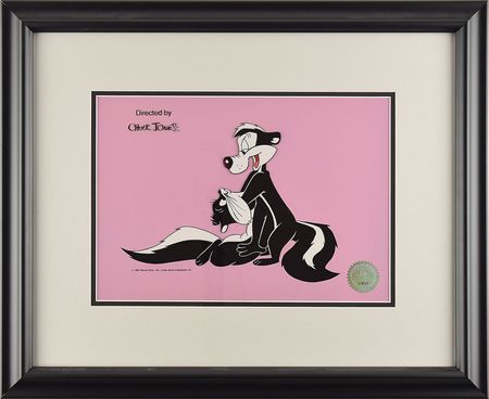 Lot #562 Pepé Le Pew limited edition sericel from Linda Jones Enterprises - Image 2