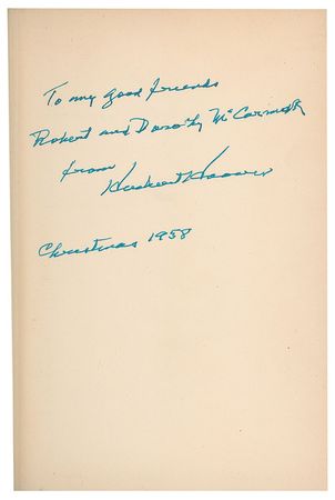 Lot #144 Herbert Hoover Book - Image 2