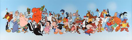 Lot #580 Looney Tunes characters limited edition sericel from Warner Bros. Animation Art Limited Edition Sericel - Image 1