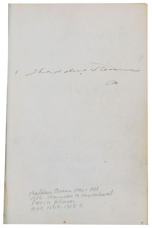 Lot #19 Andrew Johnson: Over 200 attendees of the Johnson impeachment trial - Image 2