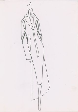 Lot #5004  Sketchbook with (36) Original Lee Alexander McQueen Design Drawings - Image 8