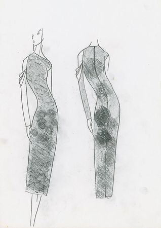 Lot #5004  Sketchbook with (36) Original Lee Alexander McQueen Design Drawings - Image 9
