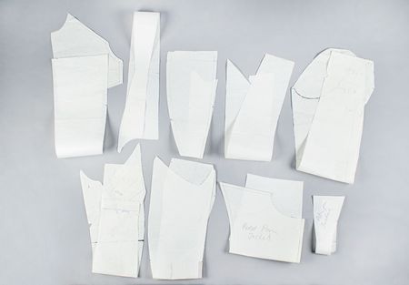 Lot #5012  Patterns (25 Pieces) Miscellaneous Used by McQueen and Studio Team 1995/1996 - Image 1