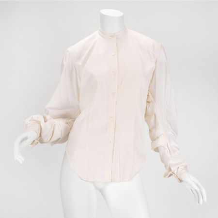Lot #5024  Highland Rape White Pleated-Elbow