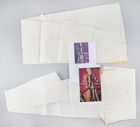 Lot #5032  Highland Rape Long Coat Pattern AW 1995