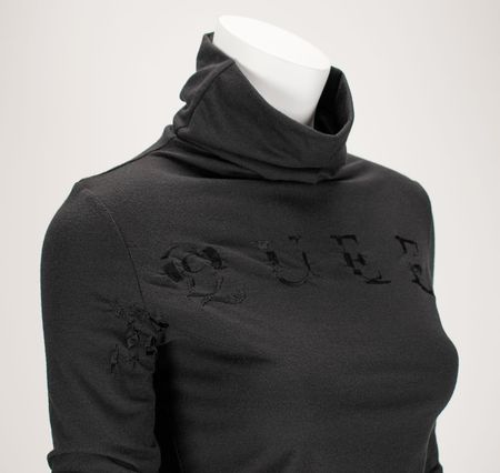 Lot #5074  McQueen Black Stretch Logo Top - Image 5