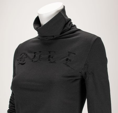 Lot #5074  McQueen Black Stretch Logo Top - Image 6