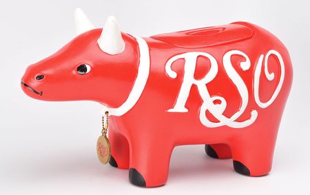 Lot #5418  RSO Red Bull Cookie Jar - Image 1