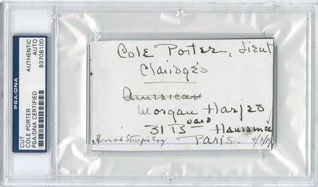 Lot #629 Cole Porter - Image 1