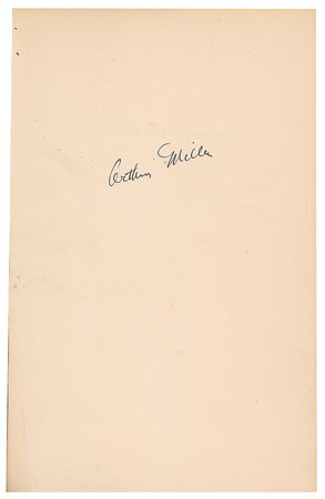 Lot #505 Arthur Miller Book - Image 2