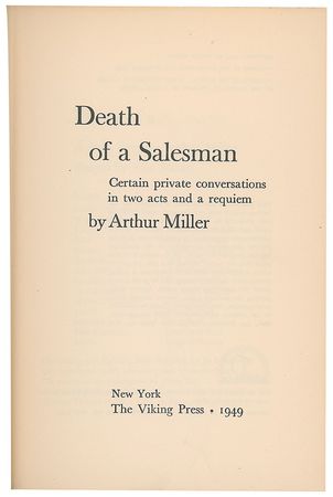 Lot #505 Arthur Miller Book - Image 3