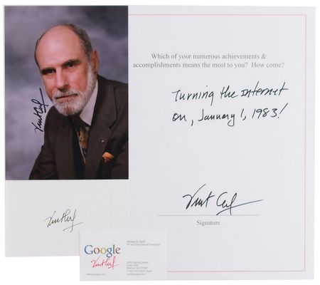Lot #224 Vint Cerf Group Lot - Image 1