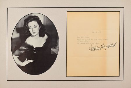 Lot #805 Susan Hayward - Image 1
