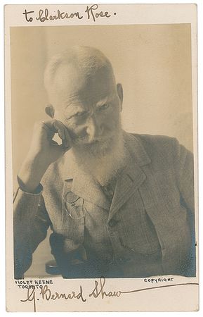 Lot #507 George Bernard Shaw Signed Photograph - Image 1
