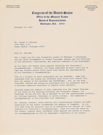 Lot #91 Gerald Ford - Image 2