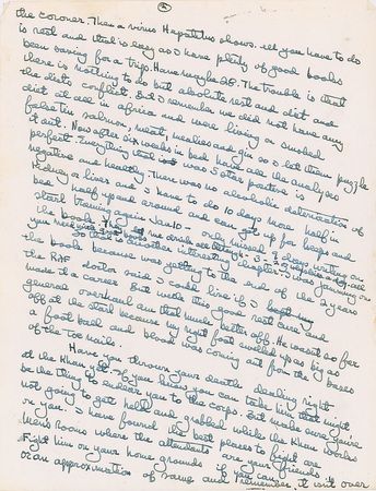 Lot #500 Ernest Hemingway: Remarkable letter to the screenwriter of The Sun Also Rises - Image 2