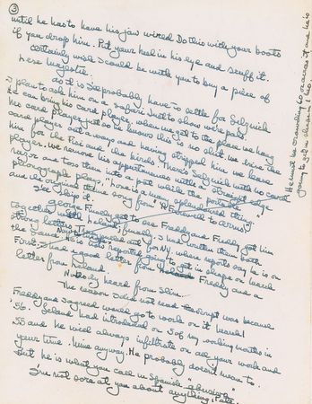 Lot #500 Ernest Hemingway: Remarkable letter to the screenwriter of The Sun Also Rises - Image 3