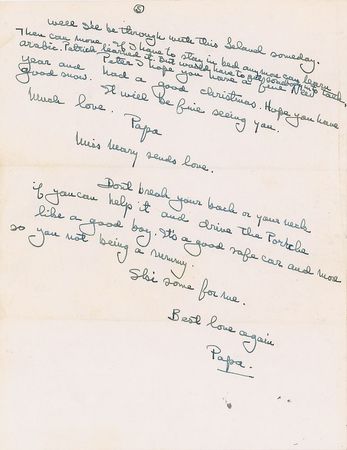 Lot #500 Ernest Hemingway: Remarkable letter to the screenwriter of The Sun Also Rises - Image 5