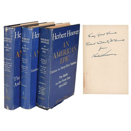 Lot #103 Herbert Hoover Books - Image 1