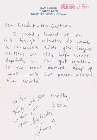 Lot #71 Jimmy Carter - Image 3