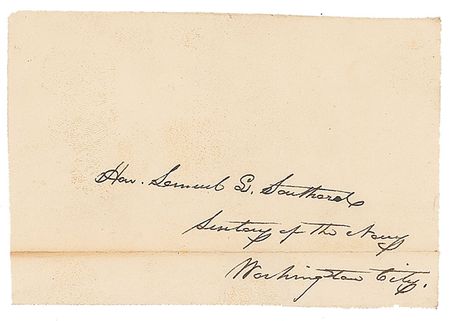 Lot #133 James K. Polk Hand-Addressed Panel - Image 1