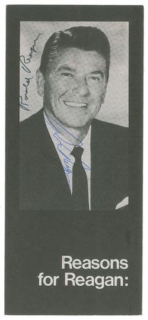 Lot #135 Ronald Reagan Flyer - Image 1