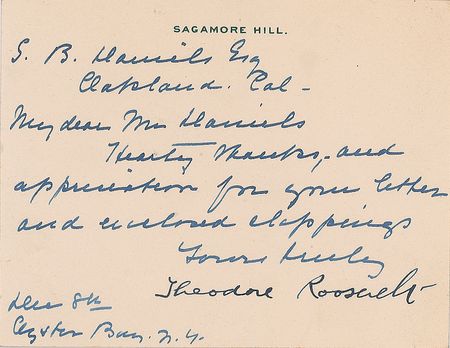 Lot #35 Theodore Roosevelt: Roosevelt and the 